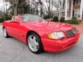 2001 Magma Red Mercedes-Benz SL 500 Roadster  photo #28