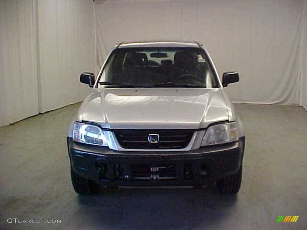 2001 CR-V LX 4WD - Satin Silver Metallic / Dark Gray photo #2