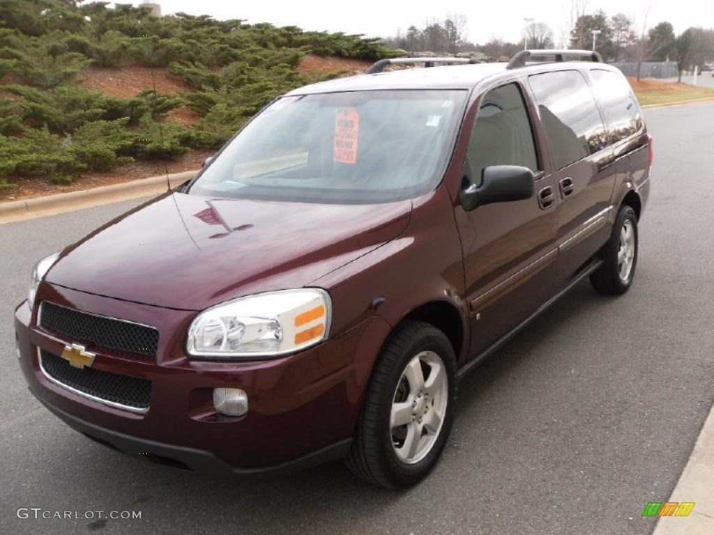 Bordeaux Red Metallic Chevrolet Uplander