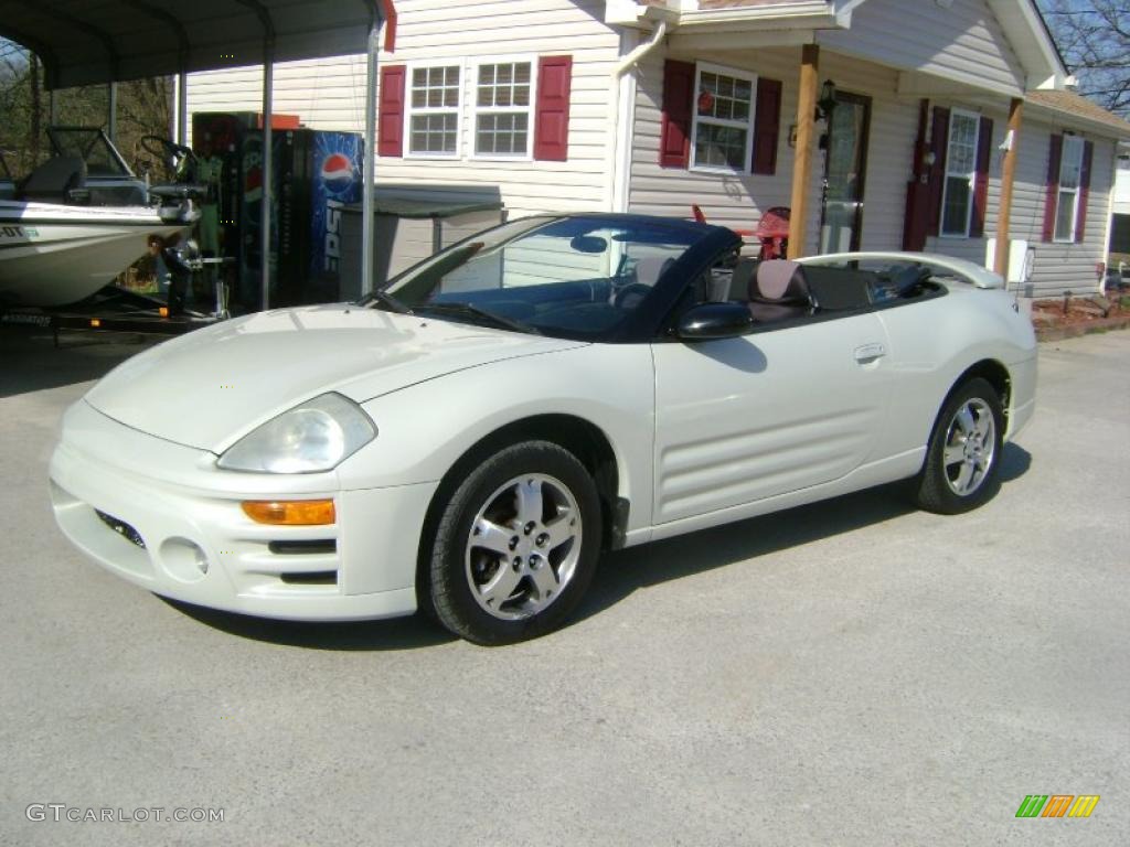 2003 Eclipse Spyder GS - Dover White Pearl / Midnight photo #1