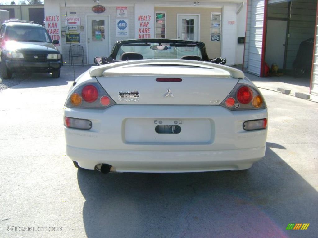 2003 Eclipse Spyder GS - Dover White Pearl / Midnight photo #7