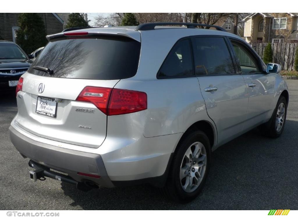 2007 MDX Technology - Billet Silver Metallic / Taupe photo #3