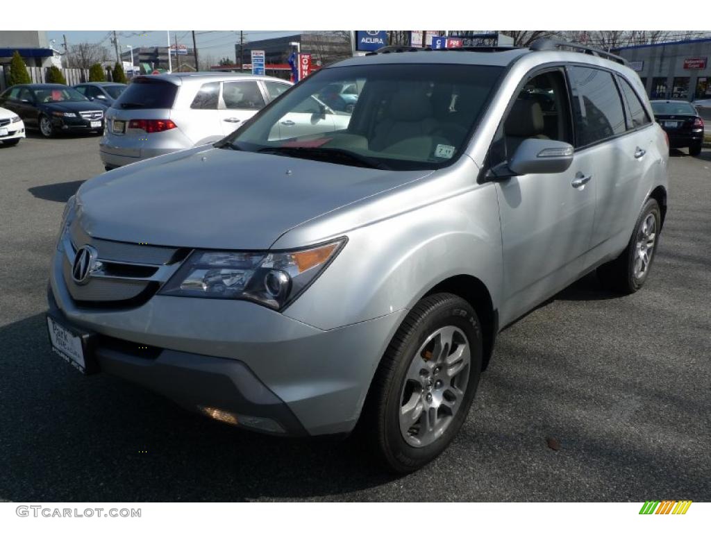 2007 MDX Technology - Billet Silver Metallic / Taupe photo #5