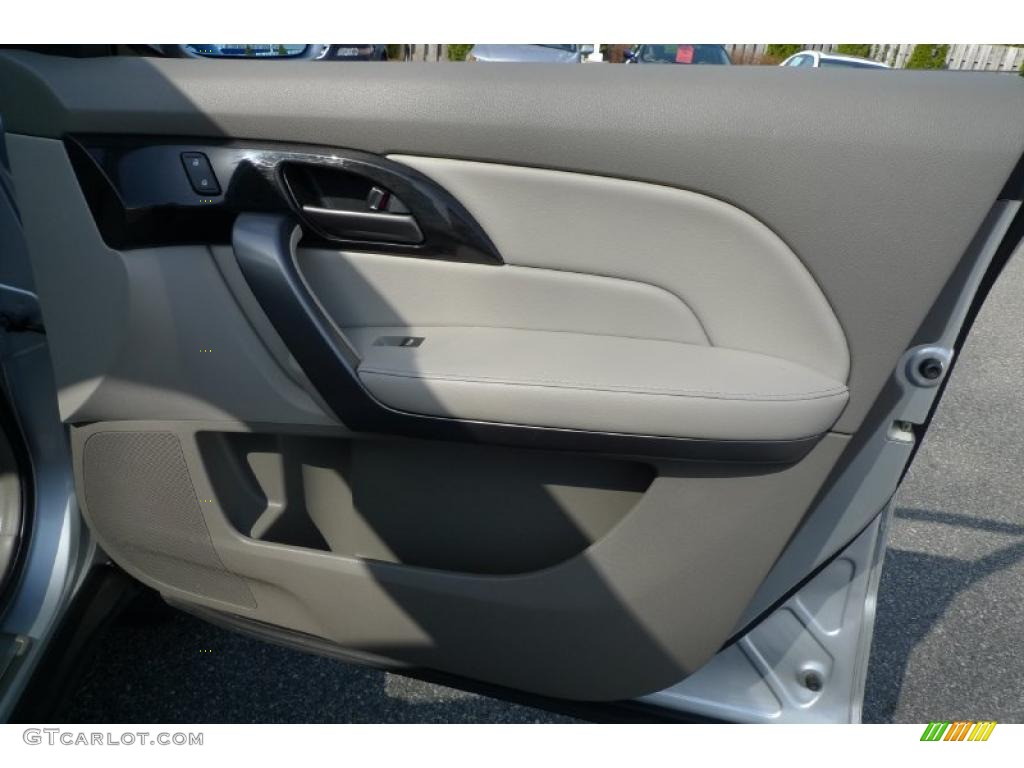 2007 MDX Technology - Billet Silver Metallic / Taupe photo #34