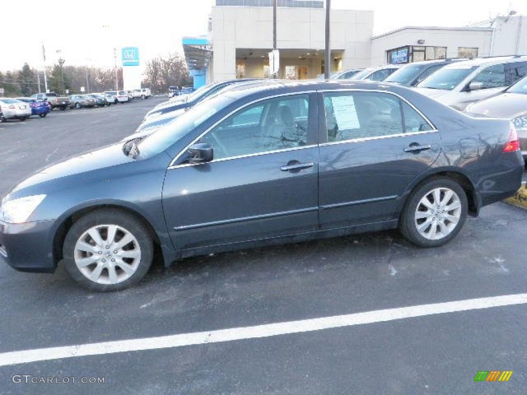 2007 Accord SE V6 Sedan - Graphite Pearl / Gray photo #1