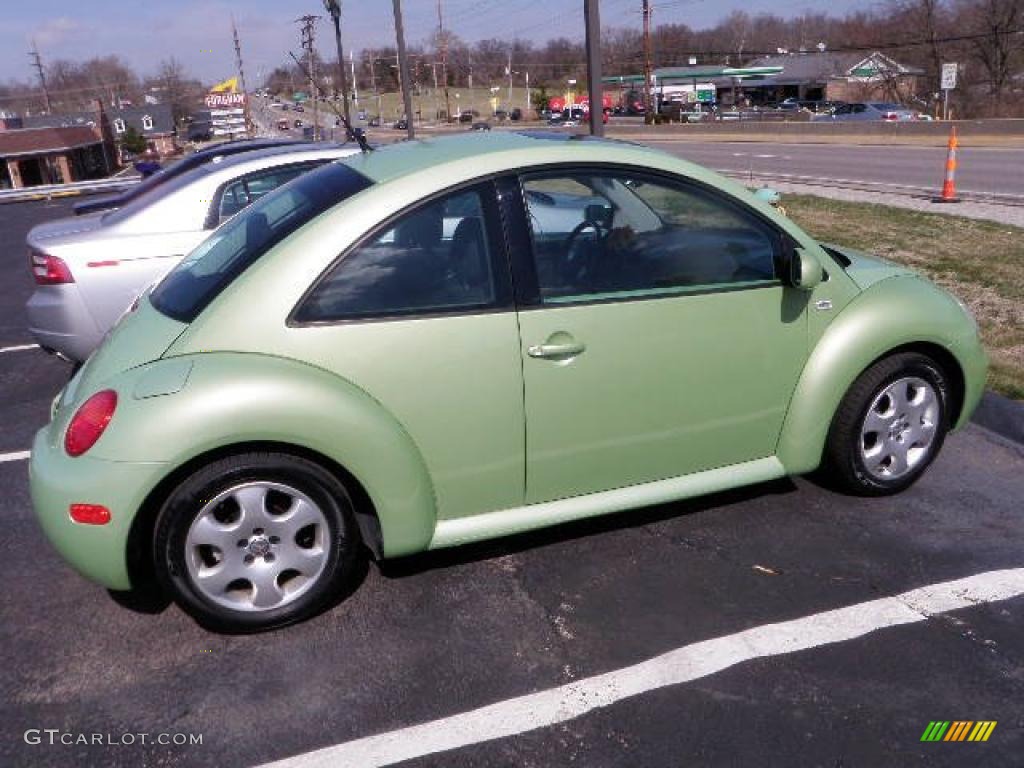 2002 New Beetle GLS Coupe - Cyber Green Metallic / Grey photo #1