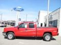 2005 Victory Red Chevrolet Silverado 1500 LS Extended Cab 4x4  photo #2