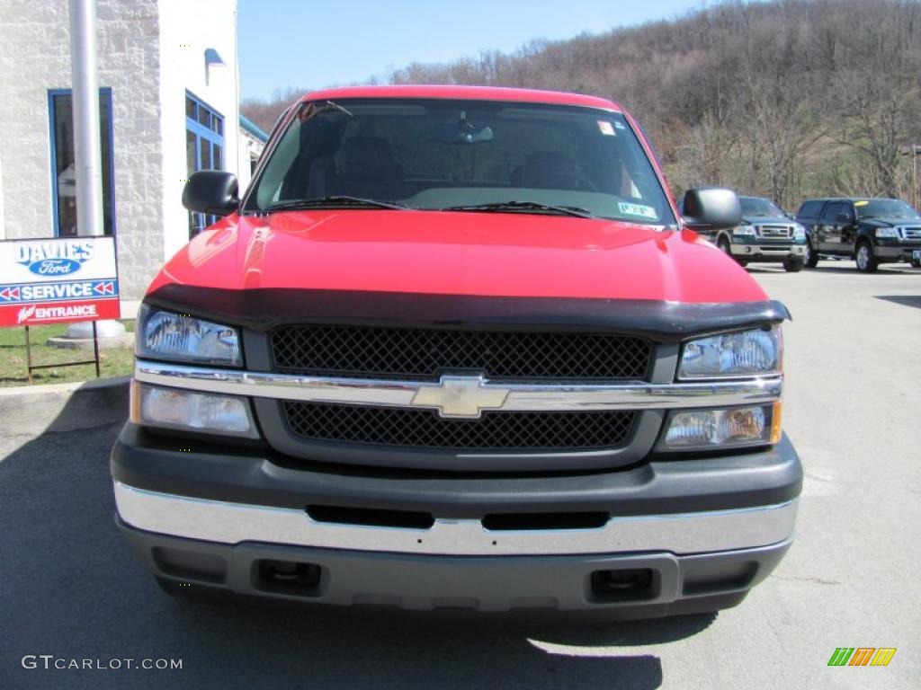 2005 Silverado 1500 LS Extended Cab 4x4 - Victory Red / Dark Charcoal photo #4