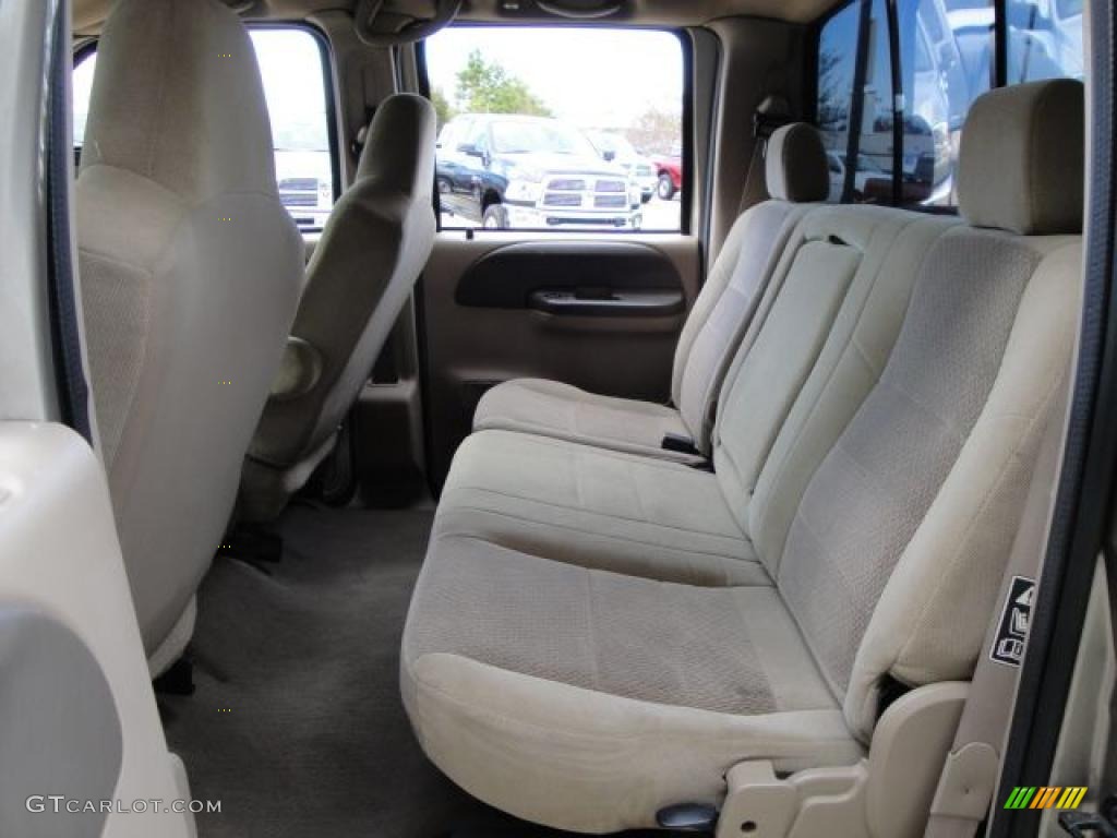 2004 F250 Super Duty XLT Crew Cab 4x4 - Arizona Beige Metallic / Medium Parchment photo #10