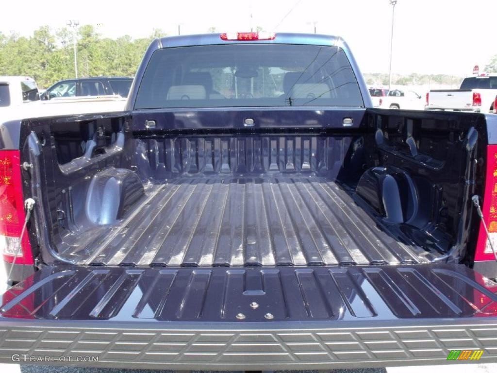 2009 Sierra 1500 SLE Crew Cab - Midnight Blue Metallic / Dark Titanium/Light Titanium photo #14