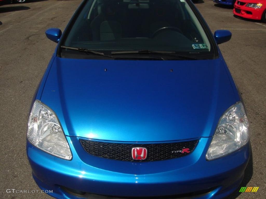 2003 Civic Si Hatchback - Vivid Blue / Black photo #2