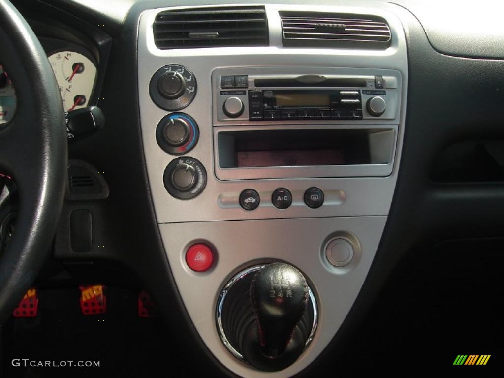 2003 Civic Si Hatchback - Vivid Blue / Black photo #8