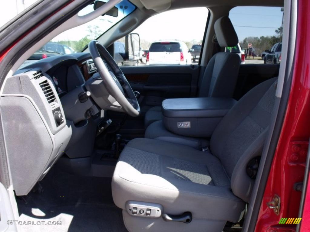 2006 Ram 3500 SLT Quad Cab 4x4 Dually - Flame Red / Medium Slate Gray photo #11