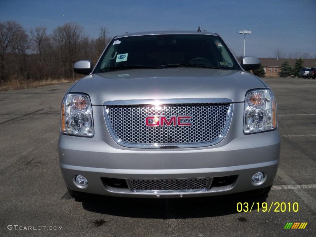 2010 Yukon XL Denali AWD - Pure Silver Metallic / Ebony photo #1