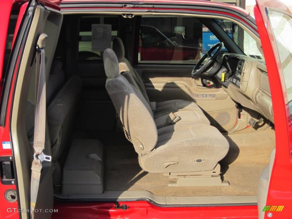 1997 C/K K1500 Silverado Extended Cab 4x4 - Victory Red / Neutral Shale photo #6