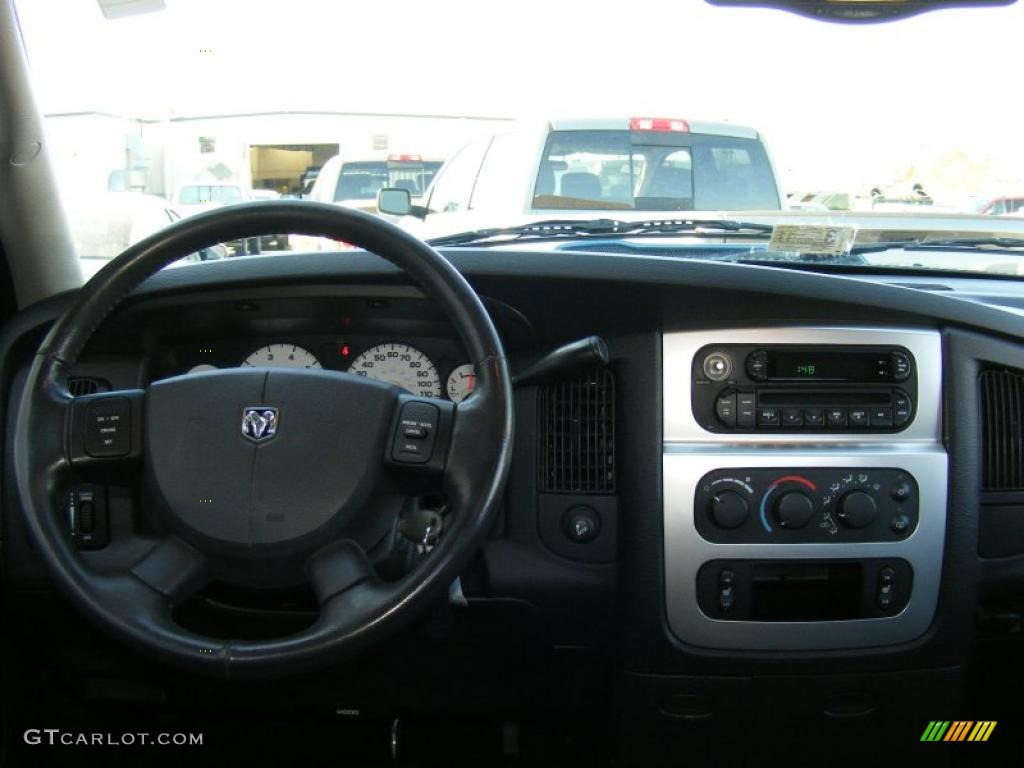 2005 Ram 1500 SLT Quad Cab 4x4 - Atlantic Blue Pearl / Dark Slate Gray photo #11