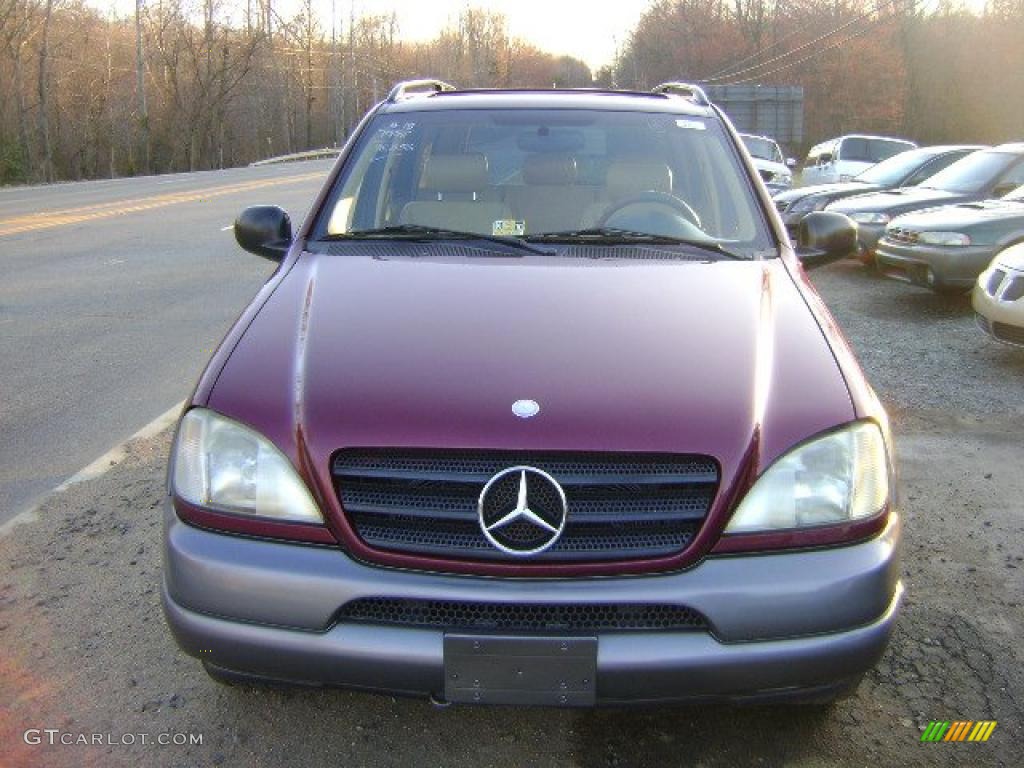 1998 ML 320 4Matic - Ruby Metallic / Sand photo #1