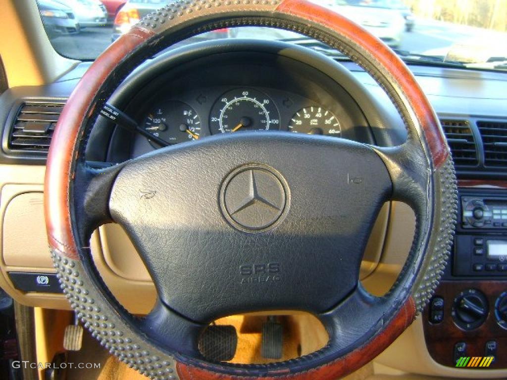 1998 ML 320 4Matic - Ruby Metallic / Sand photo #13