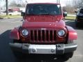 2008 Red Rock Crystal Pearl Jeep Wrangler Unlimited Sahara 4x4  photo #2