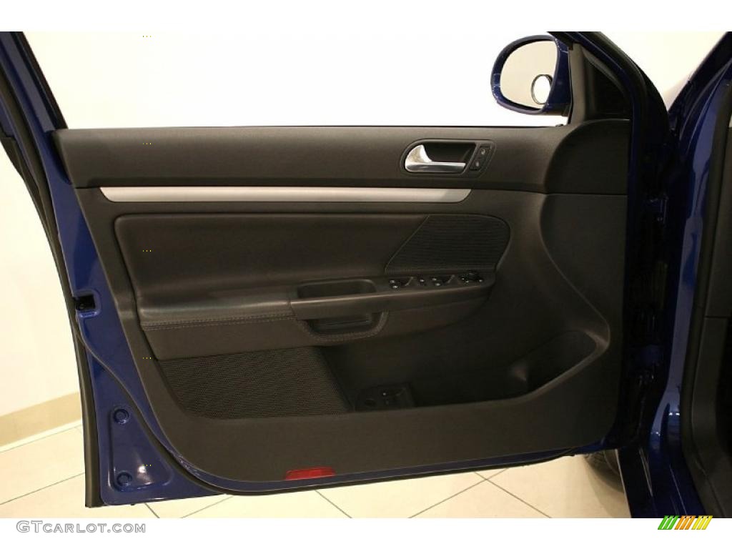 2009 Jetta TDI Sedan - Laser Blue Metallic / Anthracite photo #8