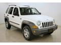 2005 Stone White Jeep Liberty Sport 4x4  photo #1