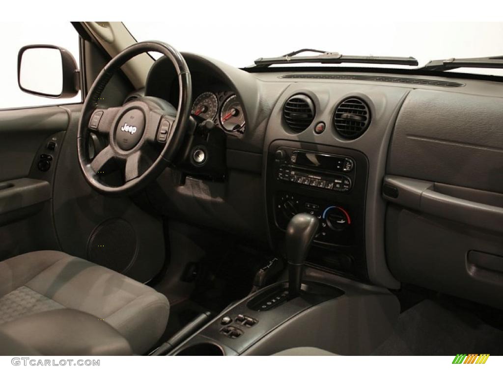 2005 Liberty Sport 4x4 - Stone White / Medium Slate Gray photo #16