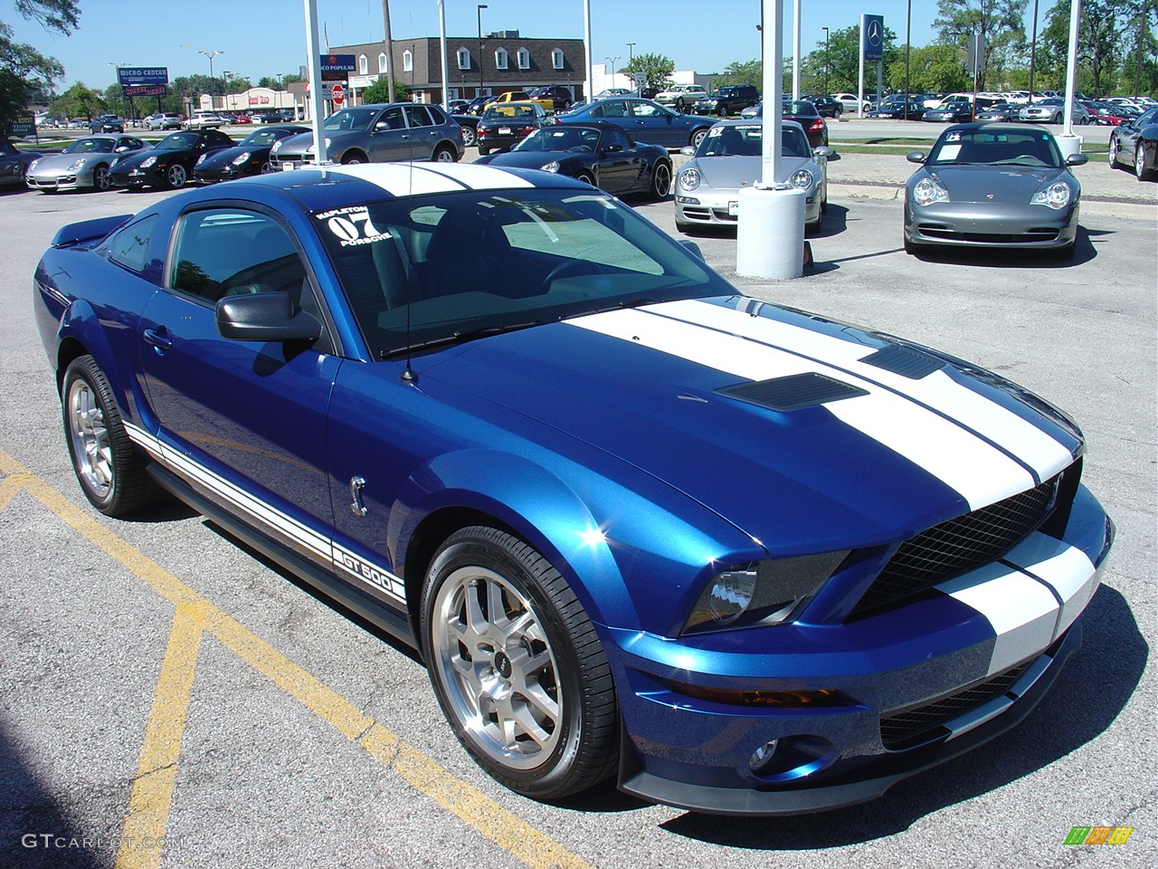 Vista Blue Metallic 2007 Ford Mustang Shelby GT500 Coupe Exterior Photo #27411