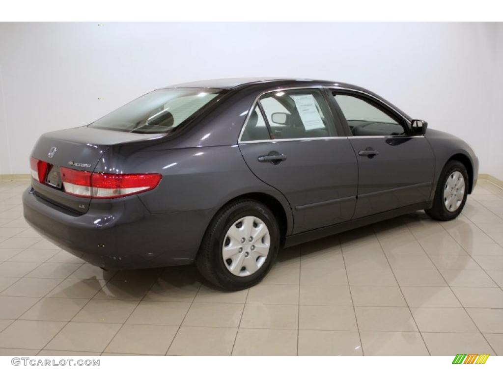 2003 Accord LX Sedan - Graphite Pearl / Gray photo #7