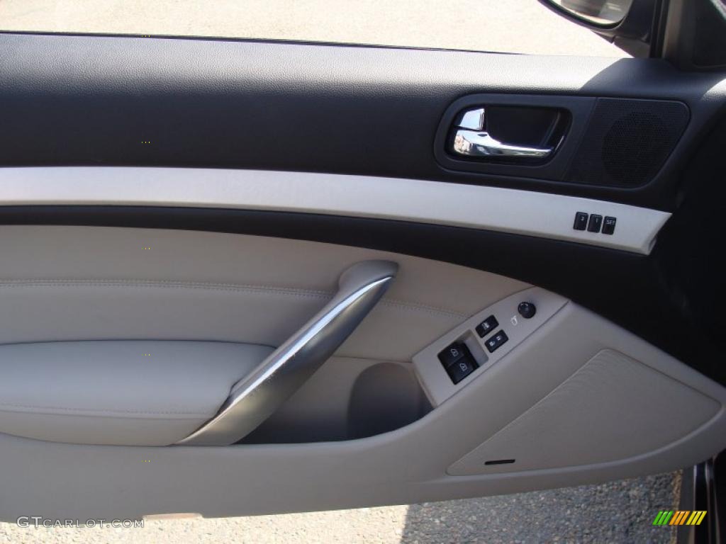 2008 Infiniti G 37 S Sport Coupe Stone Door Panel Photo #27410576