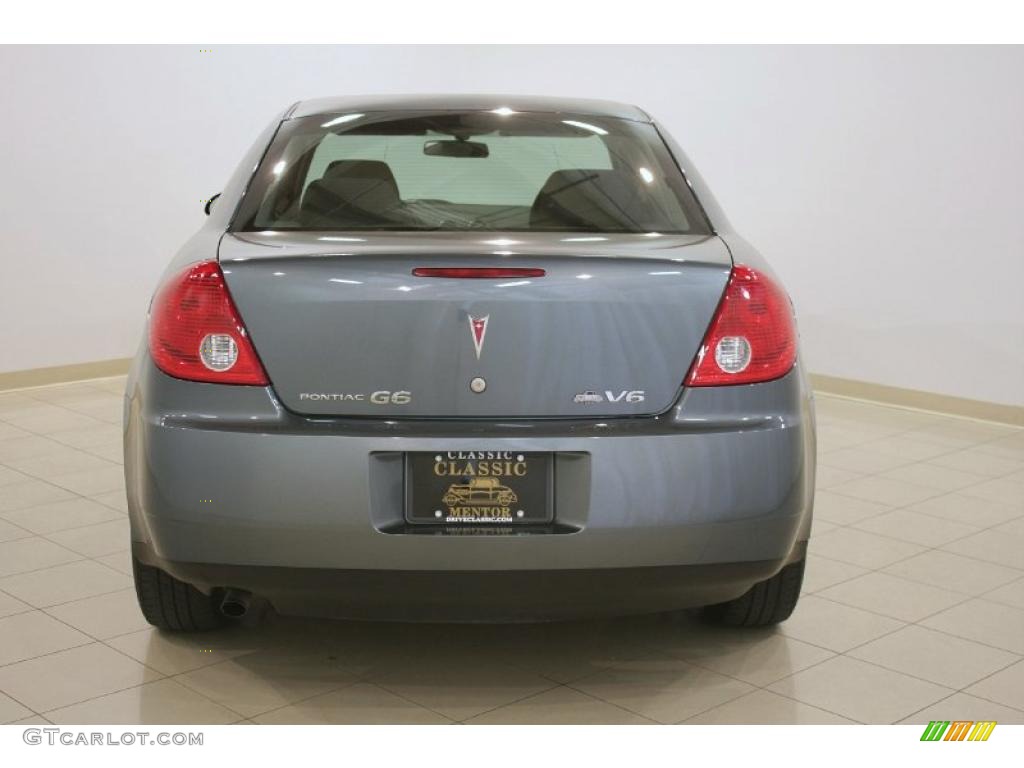 2006 G6 V6 Sedan - Stealth Gray Metallic / Ebony photo #6