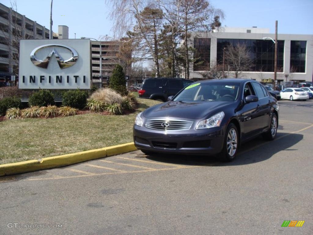 2007 G 35 x Sedan - Lakeshore Slate Metallic / Graphite Black photo #1