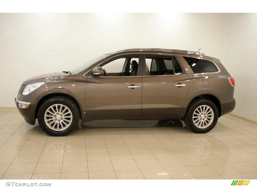 2010 Enclave CXL AWD - Cocoa Metallic / Ebony/Ebony photo #4