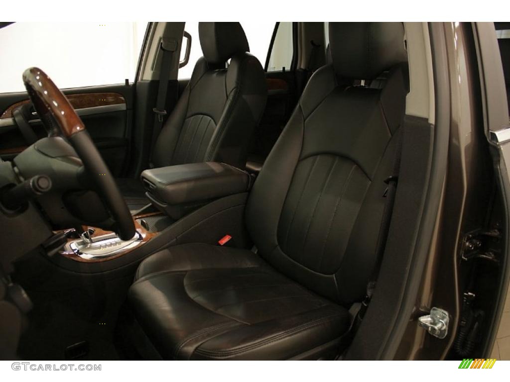 2010 Enclave CXL AWD - Cocoa Metallic / Ebony/Ebony photo #11