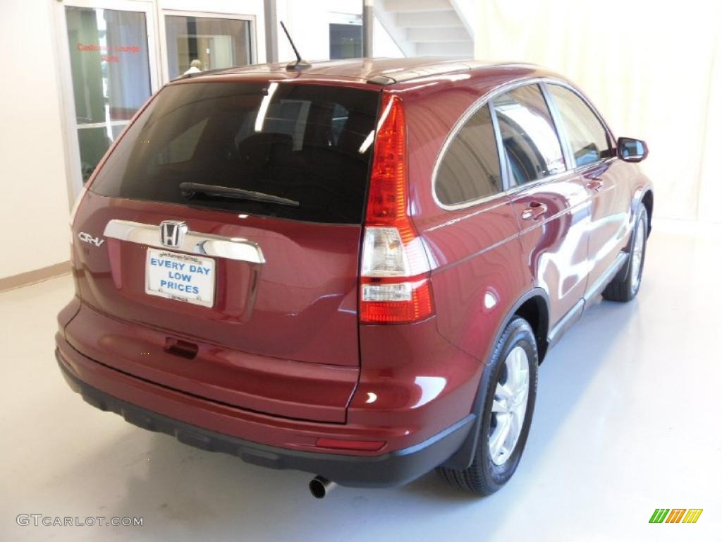 2010 CR-V EX-L - Tango Red Pearl / Gray photo #4