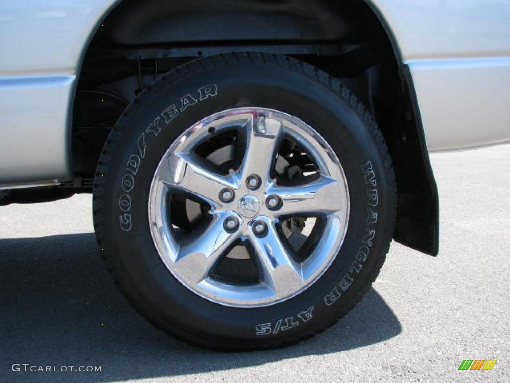 2007 Ram 1500 Laramie Quad Cab 4x4 - Bright Silver Metallic / Medium Slate Gray photo #11