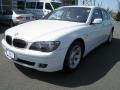 2007 Alpine White BMW 7 Series 750i Sedan  photo #2