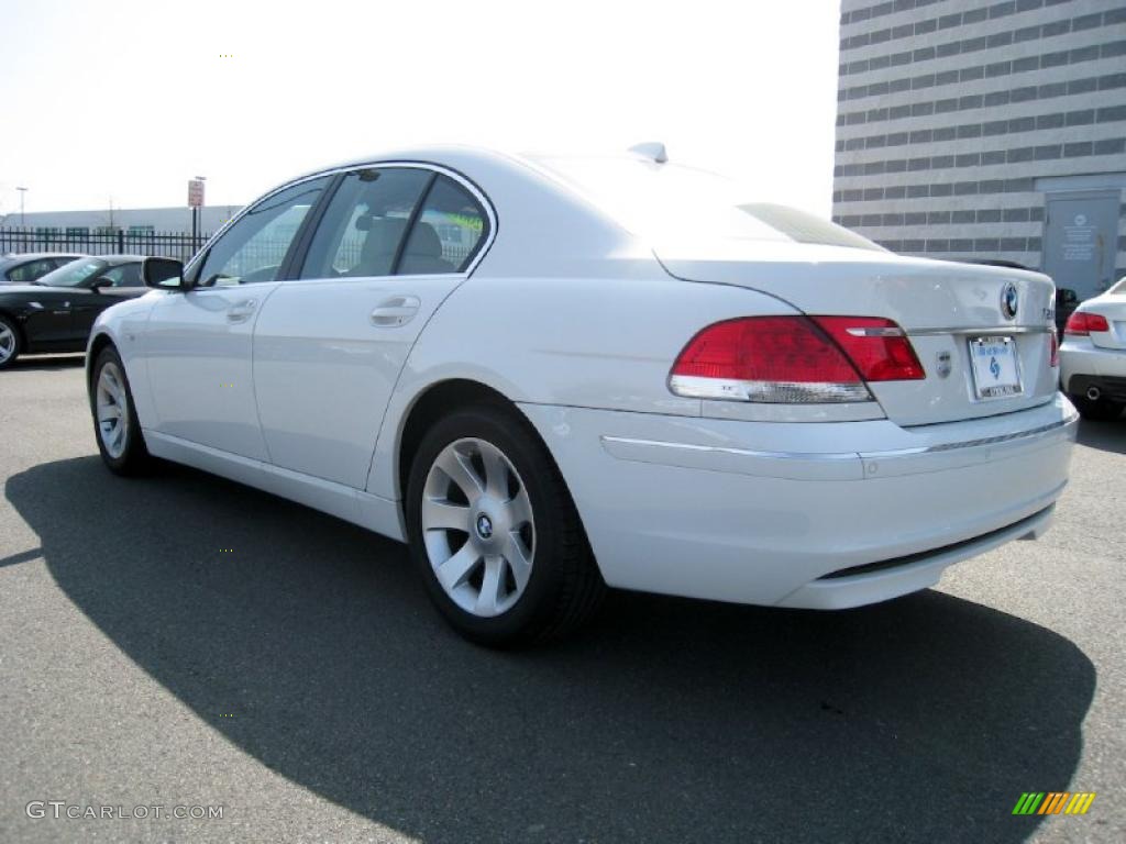 2007 7 Series 750i Sedan - Alpine White / Cream Beige photo #4