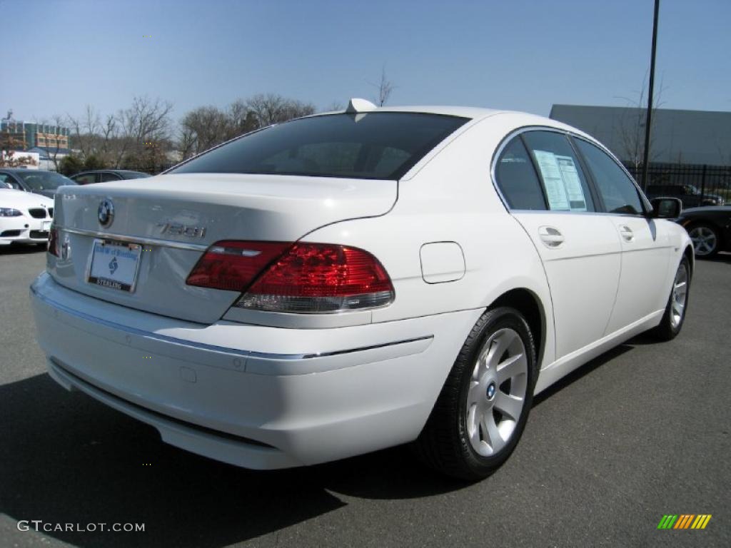 2007 7 Series 750i Sedan - Alpine White / Cream Beige photo #6