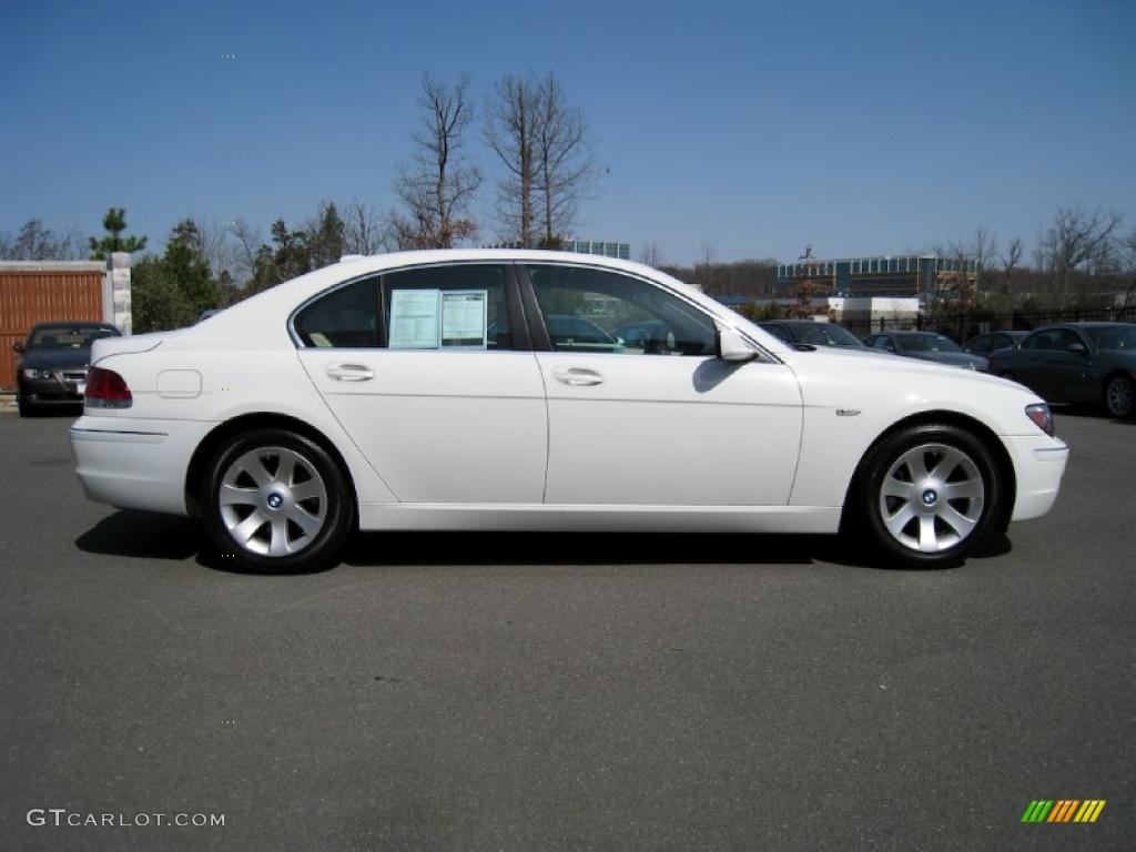 2007 7 Series 750i Sedan - Alpine White / Cream Beige photo #7