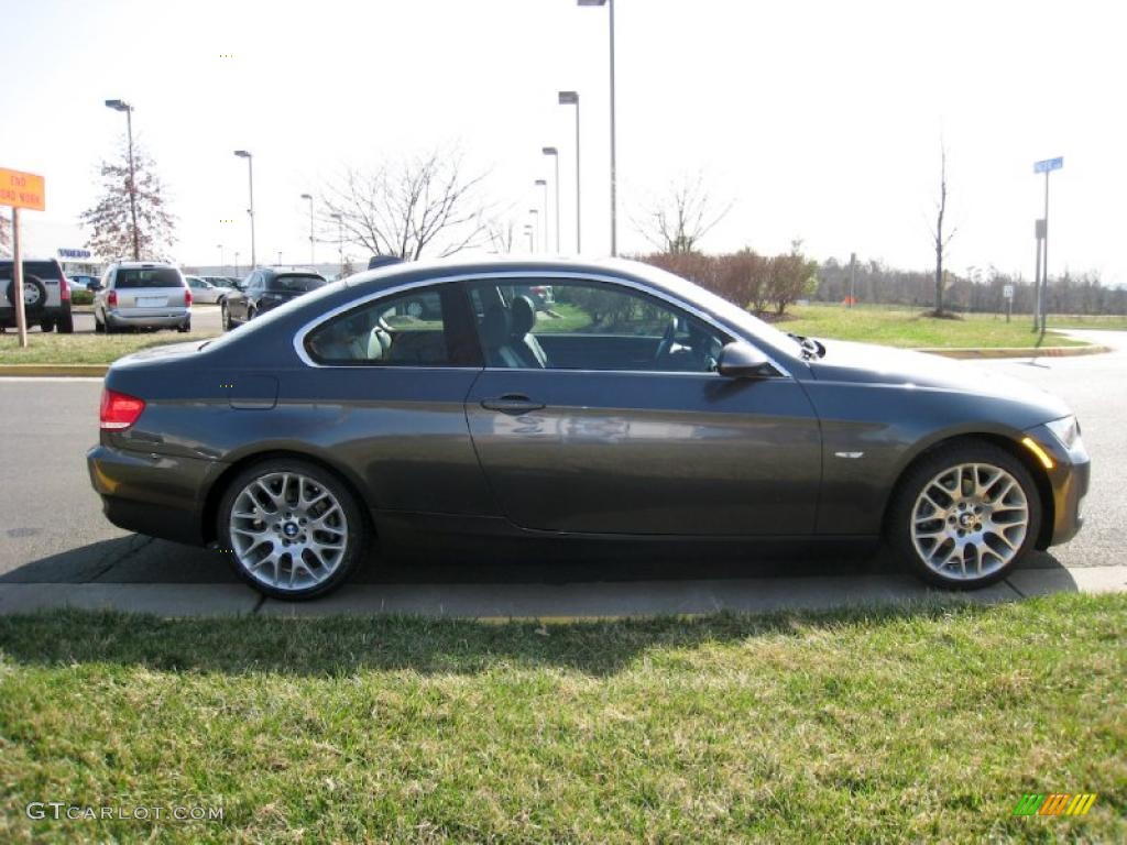 2007 3 Series 328i Coupe - Sparkling Graphite Metallic / Black photo #7