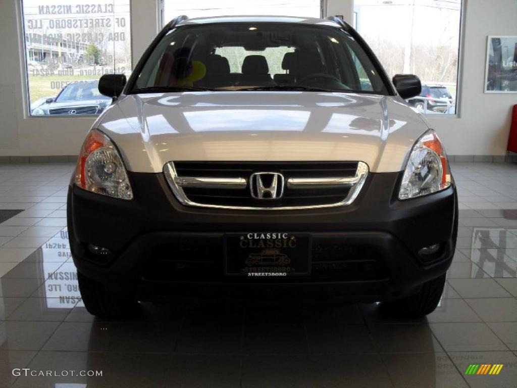 2003 CR-V LX 4WD - Satin Silver Metallic / Black photo #13