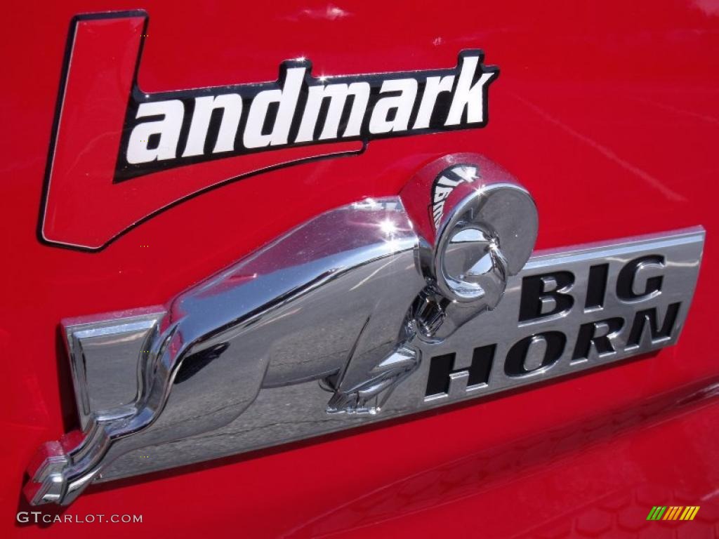 2010 Ram 1500 Big Horn Quad Cab - Inferno Red Crystal Pearl / Dark Slate/Medium Graystone photo #8