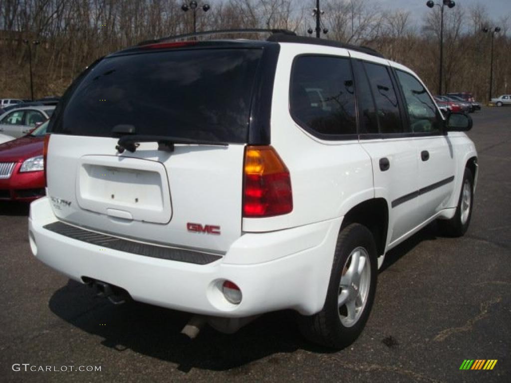 2007 Envoy SLT 4x4 - Summit White / Light Gray photo #4