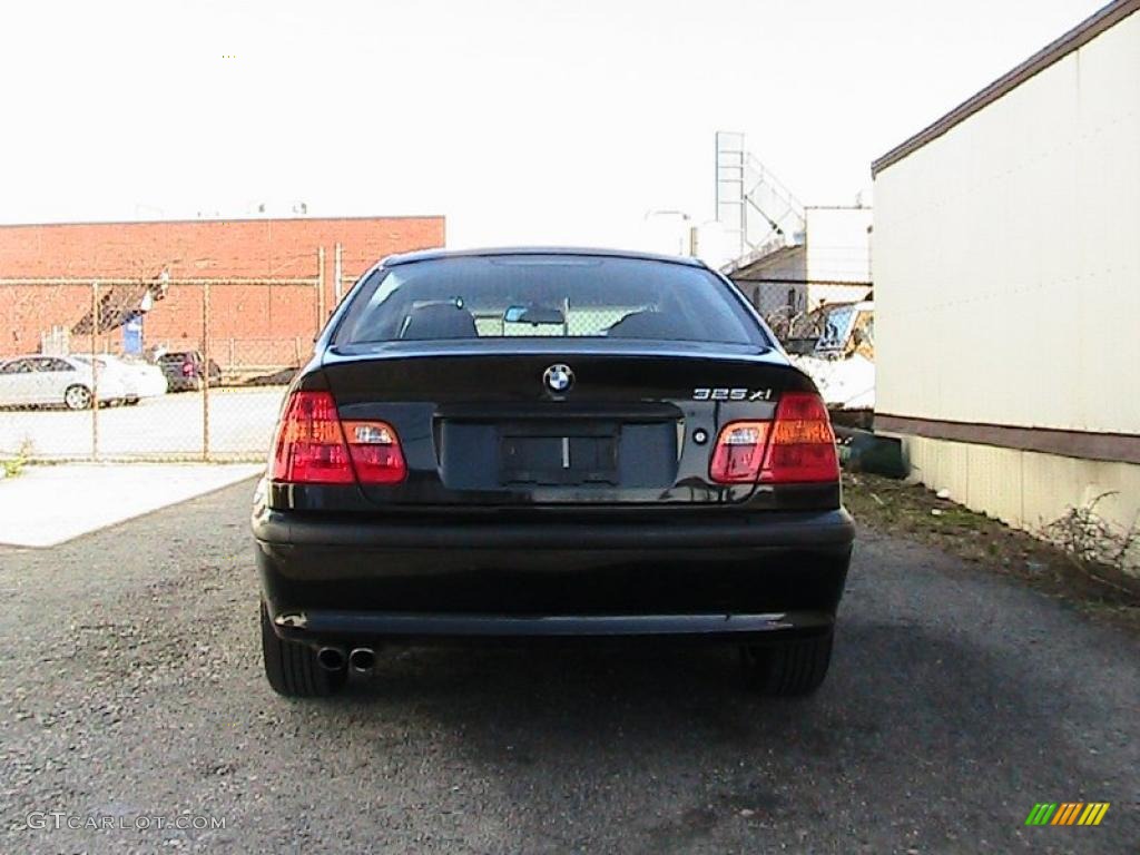 2002 3 Series 325xi Sedan - Jet Black / Black photo #6