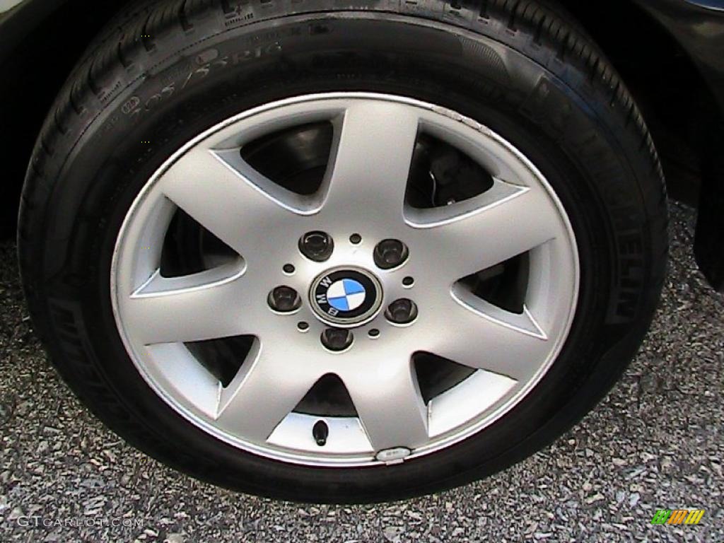 2002 3 Series 325xi Sedan - Jet Black / Black photo #12