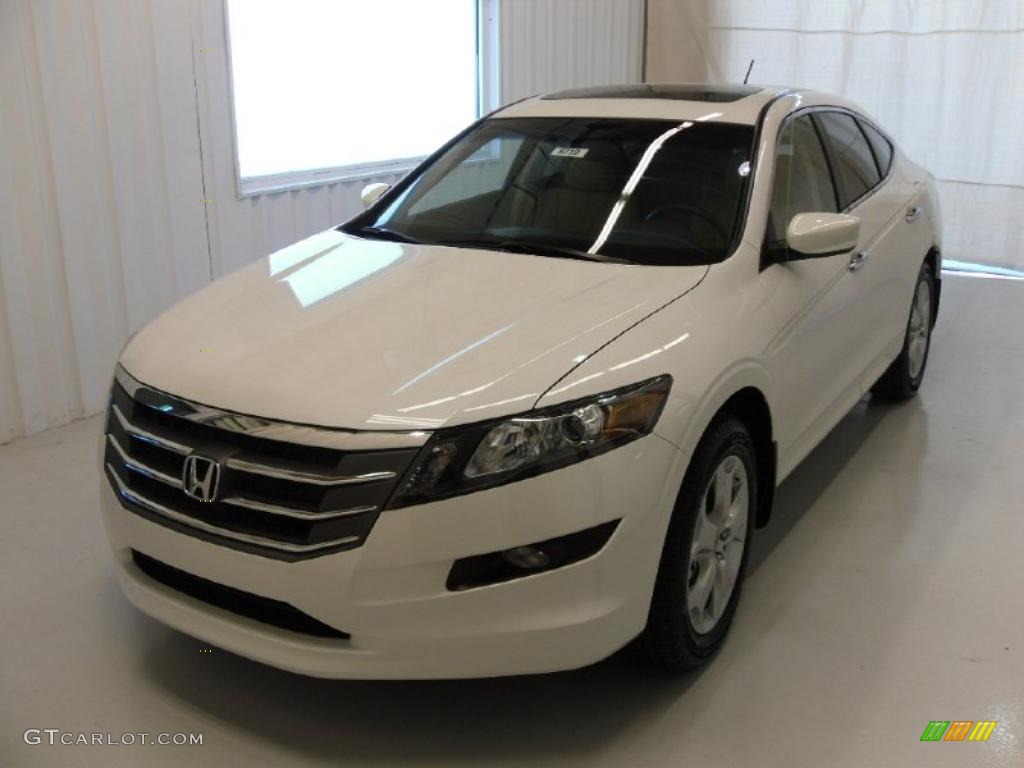 2010 Accord Crosstour EX-L 4WD - White Diamond Pearl / Ivory photo #1