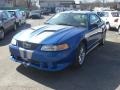 2000 Bright Atlantic Blue Metallic Ford Mustang V6 Coupe  photo #2