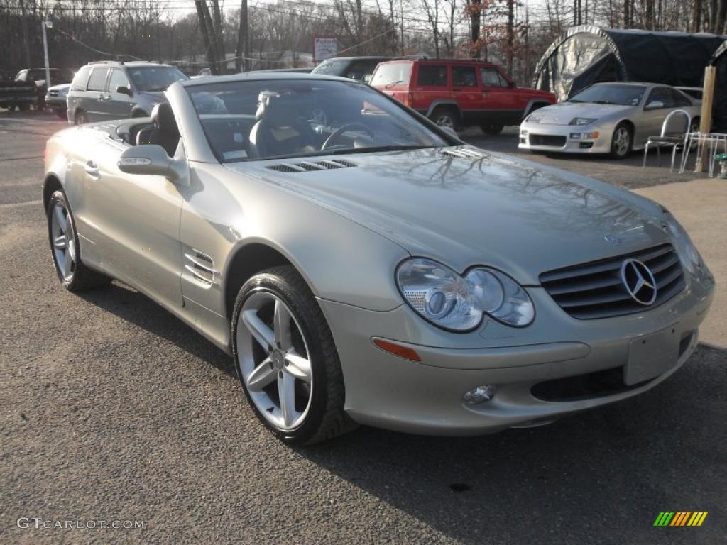 2003 SL 500 Roadster - designo Silver Metallic / Charcoal photo #1