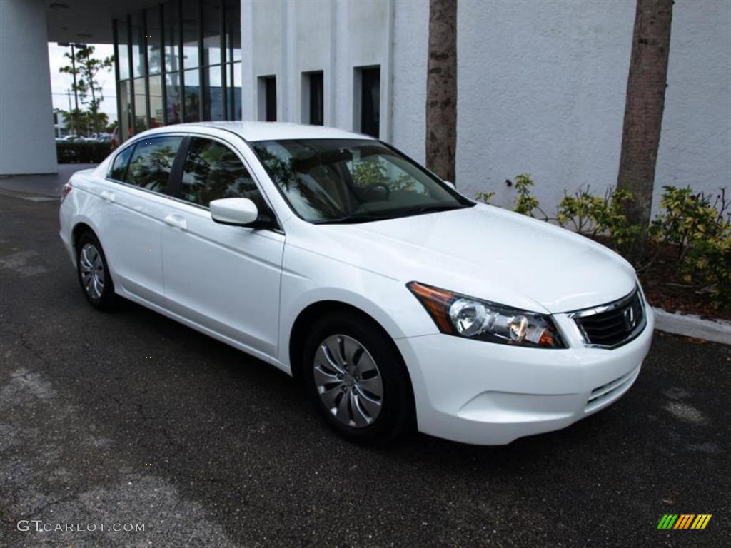 Taffeta White 2010 Honda Accord LX Sedan Exterior Photo #27421174