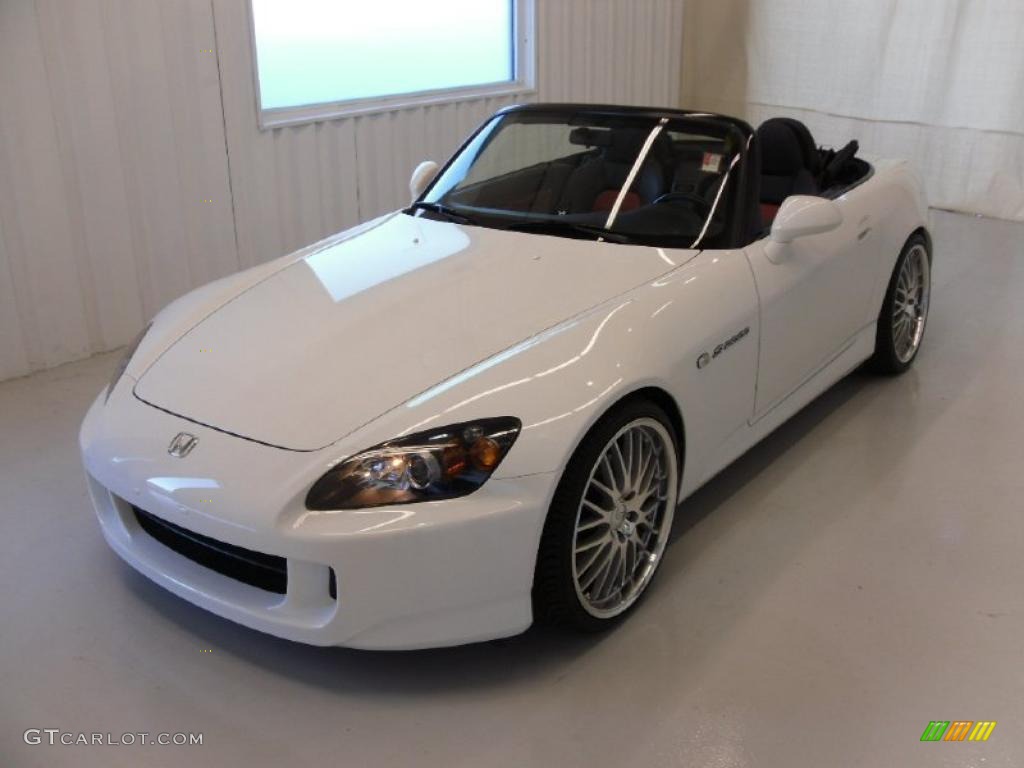 2007 S2000 Roadster - Grand Prix White / Black/Red photo #1